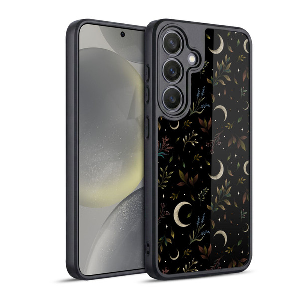 Episodic Drawing Pattern Crescent Moon Gel Armour Case For Samsung Galaxy S24 5G