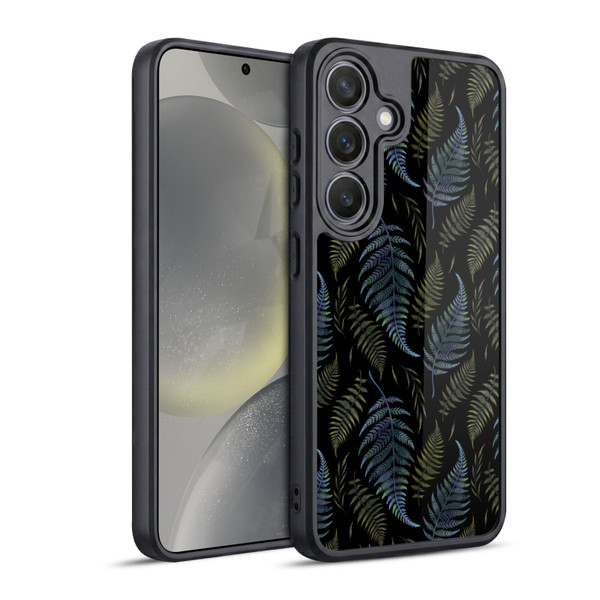Episodic Drawing Pattern Leaves Gel Armour Case For Samsung Galaxy S24 5G