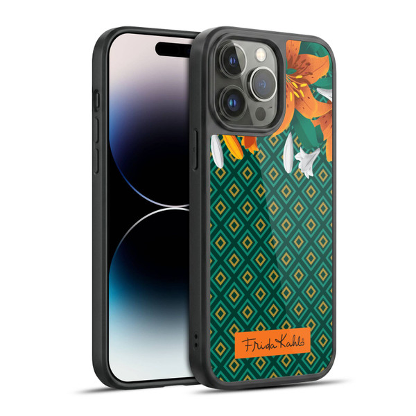Frida Kahlo Flowers Lilies Gel Armour Case For Apple iPhone 14 Pro Max