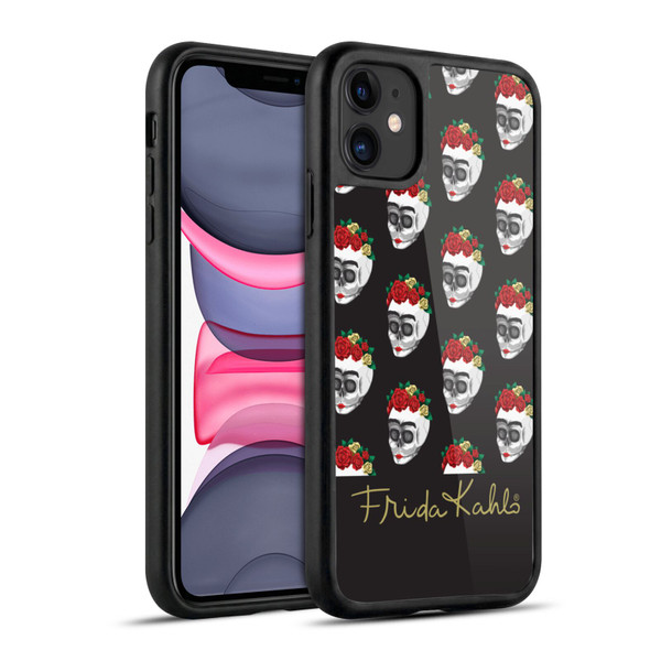 Frida Kahlo Roses Skull Pattern Gel Armour Case For Apple iPhone 11