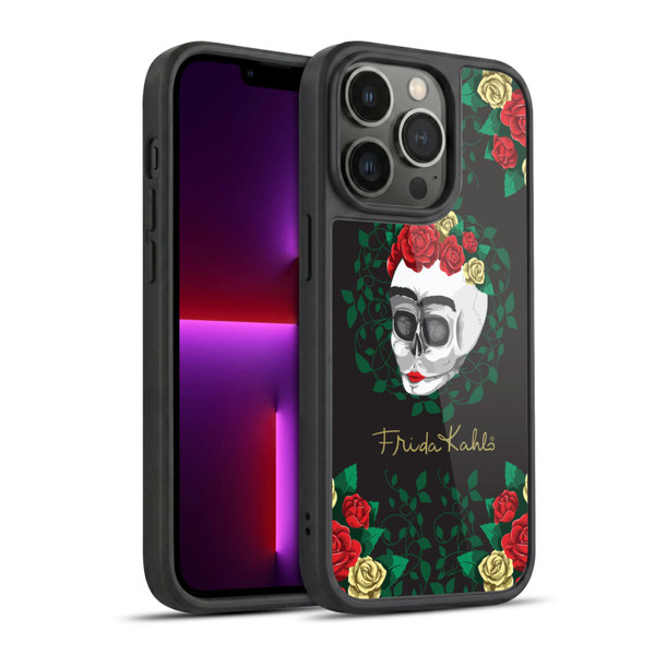 Frida Kahlo Roses Skull Bloom Gel Armour Case For Apple iPhone 13 Pro