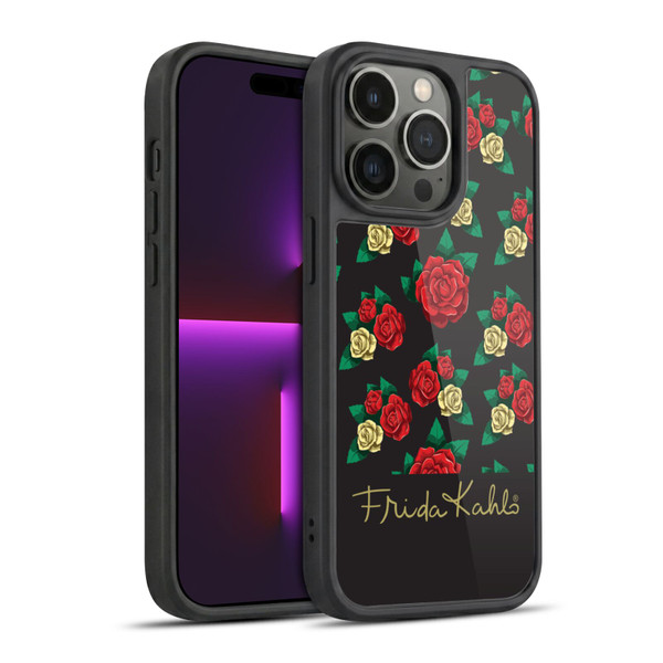 Frida Kahlo Roses Pattern Gel Armour Case For Apple iPhone 14 Pro