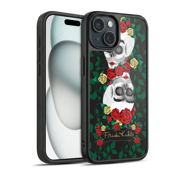 Frida Kahlo Roses Mirror Gel Armour Case For Apple iPhone 15