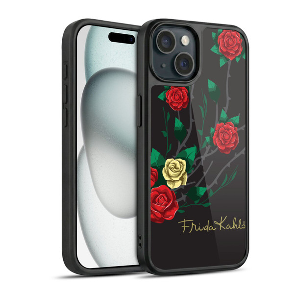 Frida Kahlo Roses Shrub Gel Armour Case For Apple iPhone 15