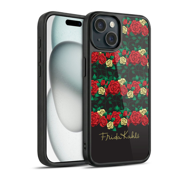 Frida Kahlo Roses Stripes Gel Armour Case For Apple iPhone 15