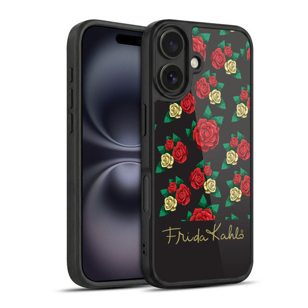 Frida Kahlo Roses Pattern Gel Armour Case For Apple iPhone 16