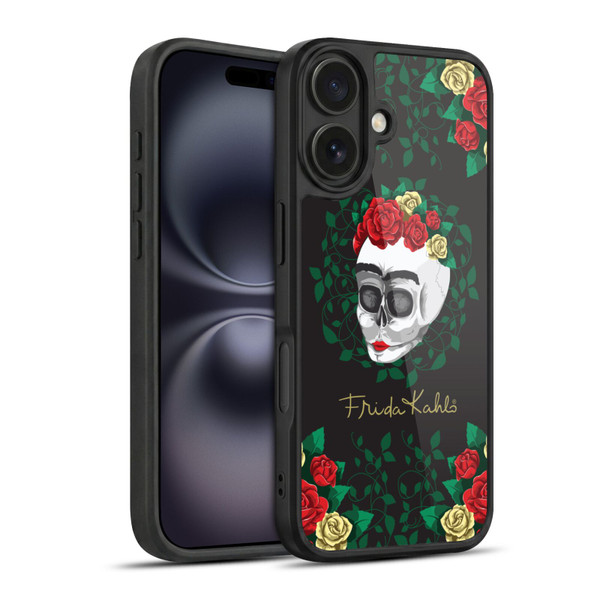 Frida Kahlo Roses Skull Bloom Gel Armour Case For Apple iPhone 16