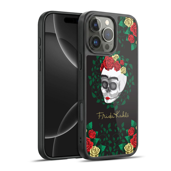 Frida Kahlo Roses Skull Bloom Gel Armour Case For Apple iPhone 16 Pro Max