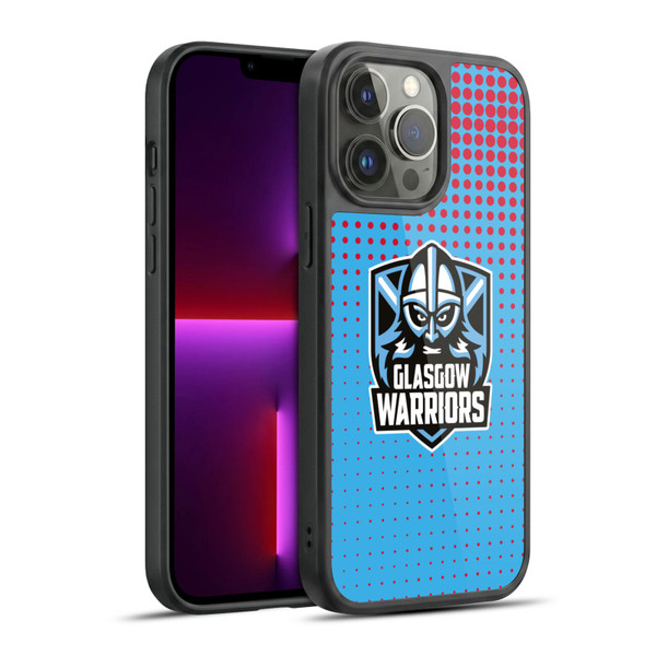 Glasgow Warriors Graphics Red And Blue Gel Armour Case For Apple iPhone 13 Pro Max