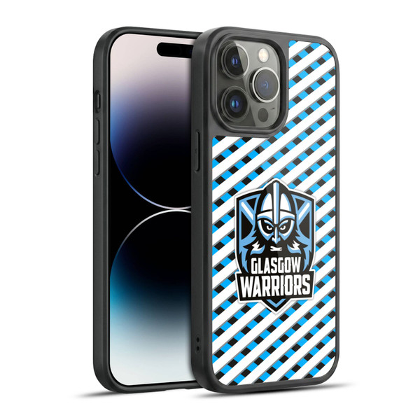 Glasgow Warriors Graphics Stripes Gel Armour Case For Apple iPhone 14 Pro Max