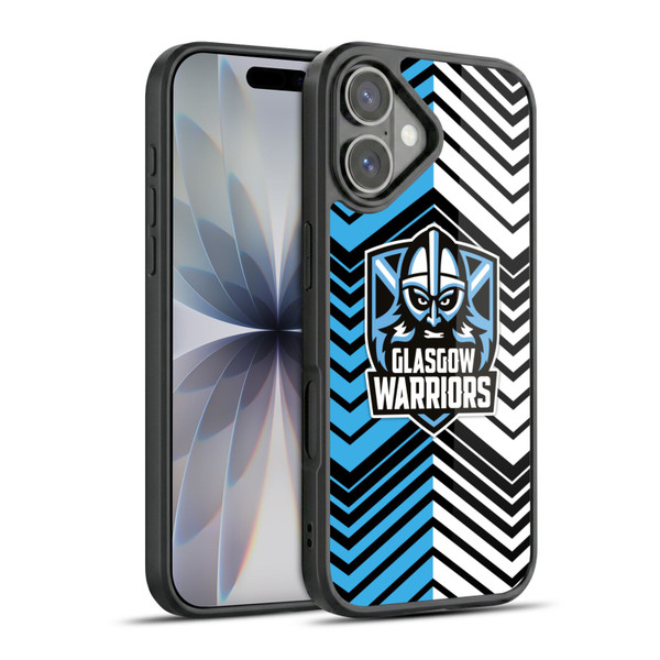 Glasgow Warriors Graphics White And Blue Gel Armour Case For Apple iPhone 17