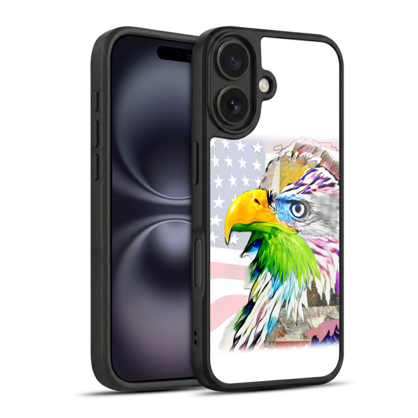 Michel Keck Animal Collage Eagle Gel Armour Case For Apple iPhone 16