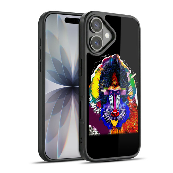 Michel Keck Animal Collage Baboon Gel Armour Case For Apple iPhone 17