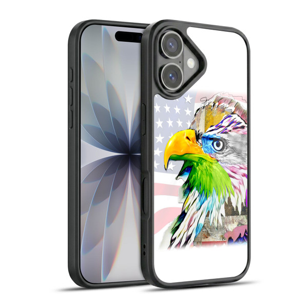 Michel Keck Animal Collage Eagle Gel Armour Case For Apple iPhone 17