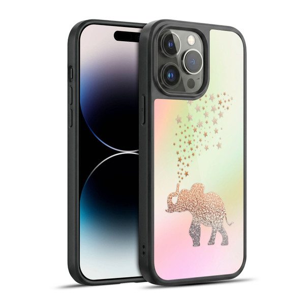 Monika Strigel Dreamland Gold Elephant Gel Armour Case For Apple iPhone 14 Pro Max