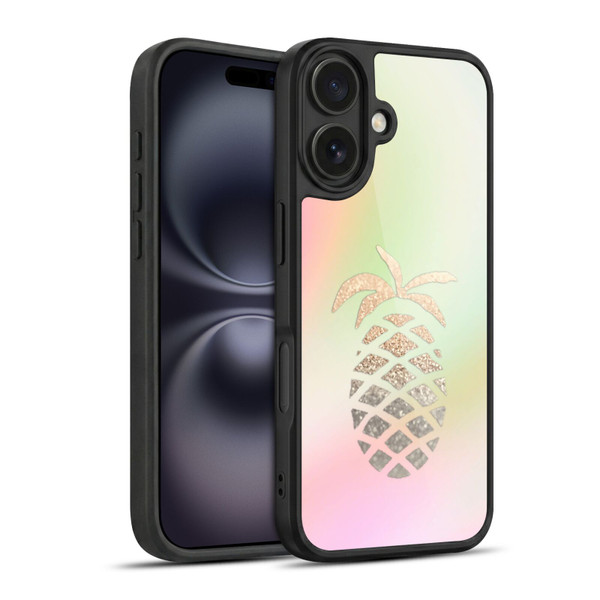 Monika Strigel Dreamland Gold Pineapple Gel Armour Case For Apple iPhone 16