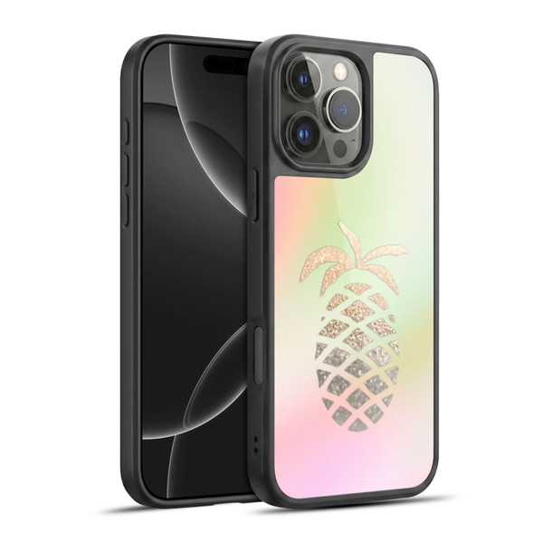 Monika Strigel Dreamland Gold Pineapple Gel Armour Case For Apple iPhone 16 Pro Max