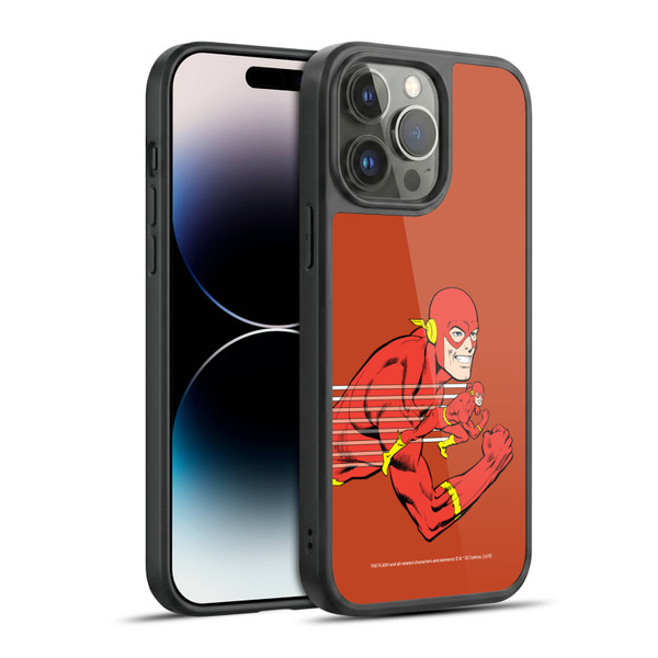 The Flash DC Comics Vintage Double Gel Armour Case For Apple iPhone 14 Pro Max
