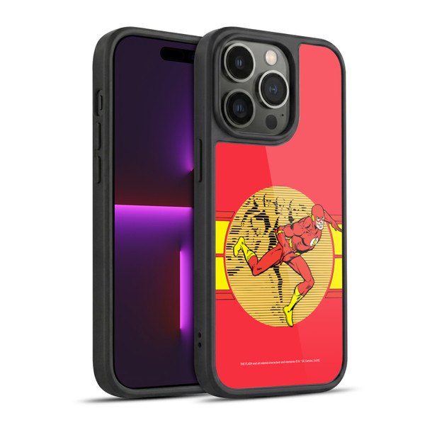 The Flash DC Comics Vintage Fast Gel Armour Case For Apple iPhone 14 Pro