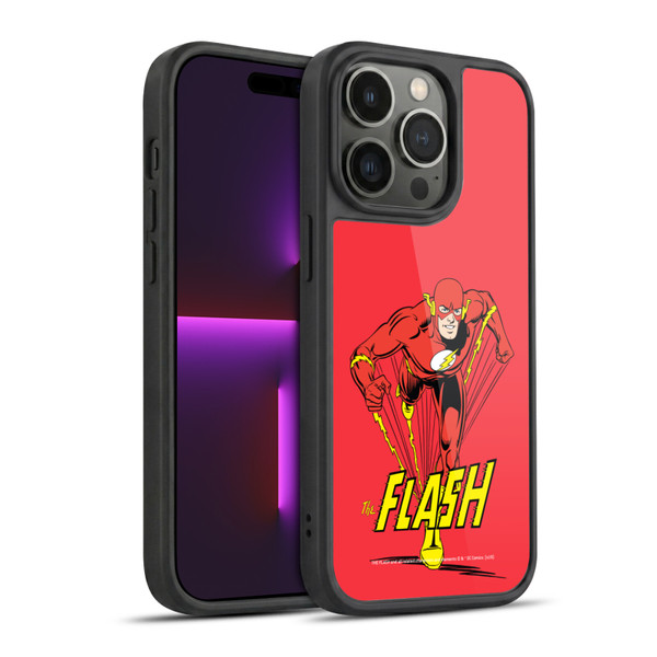 The Flash DC Comics Vintage Speedster Gel Armour Case For Apple iPhone 14 Pro