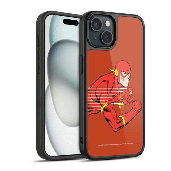 The Flash DC Comics Vintage Double Gel Armour Case For Apple iPhone 15