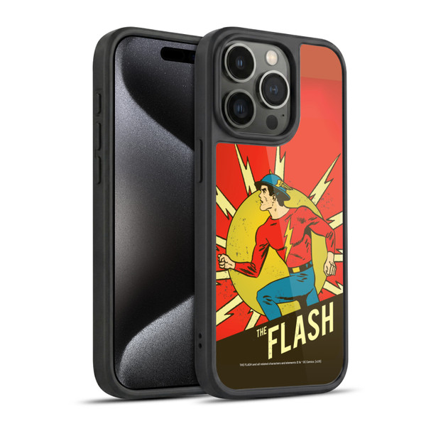 The Flash DC Comics Vintage Jay Garrick 2 Gel Armour Case For Apple iPhone 15 Pro