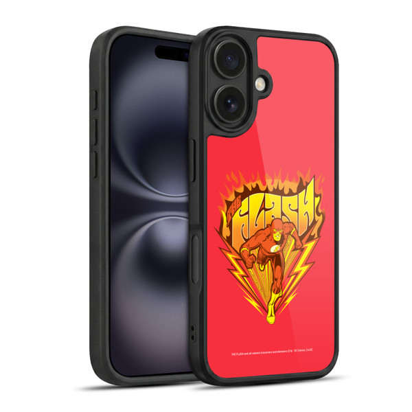 The Flash DC Comics Vintage Fastest Man Gel Armour Case For Apple iPhone 16