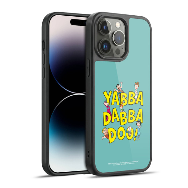 The Flintstones Graphics Yabba-Dabba-Doo Gel Armour Case For Apple iPhone 14 Pro Max