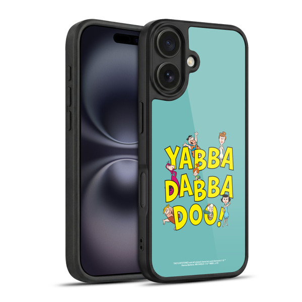 The Flintstones Graphics Yabba-Dabba-Doo Gel Armour Case For Apple iPhone 16