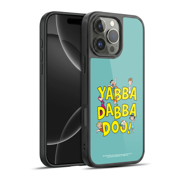 The Flintstones Graphics Yabba-Dabba-Doo Gel Armour Case For Apple iPhone 16 Pro Max