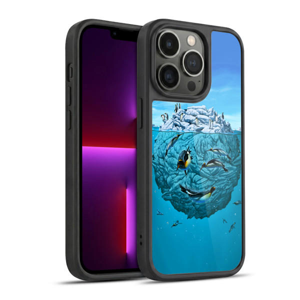 Vincent Hie Graphics Penguin Wink Gel Armour Case For Apple iPhone 13 Pro