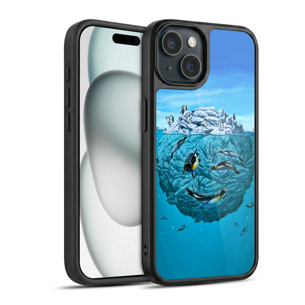 Vincent Hie Graphics Penguin Wink Gel Armour Case For Apple iPhone 15