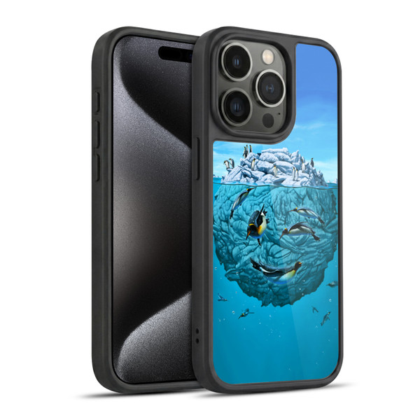 Vincent Hie Graphics Penguin Wink Gel Armour Case For Apple iPhone 15 Pro