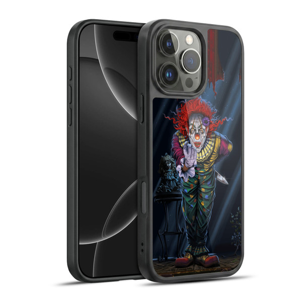 Vincent Hie Graphics Surprise Clown Gel Armour Case For Apple iPhone 16 Pro Max