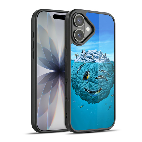 Vincent Hie Graphics Penguin Wink Gel Armour Case For Apple iPhone 17