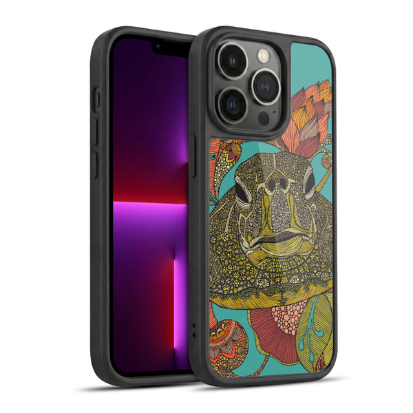 Valentina Animals And Floral Turtle Gel Armour Case For Apple iPhone 13 Pro