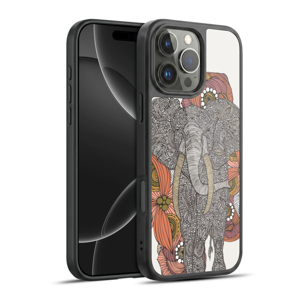 Valentina Animals And Floral Elephant Gel Armour Case For Apple iPhone 16 Pro Max