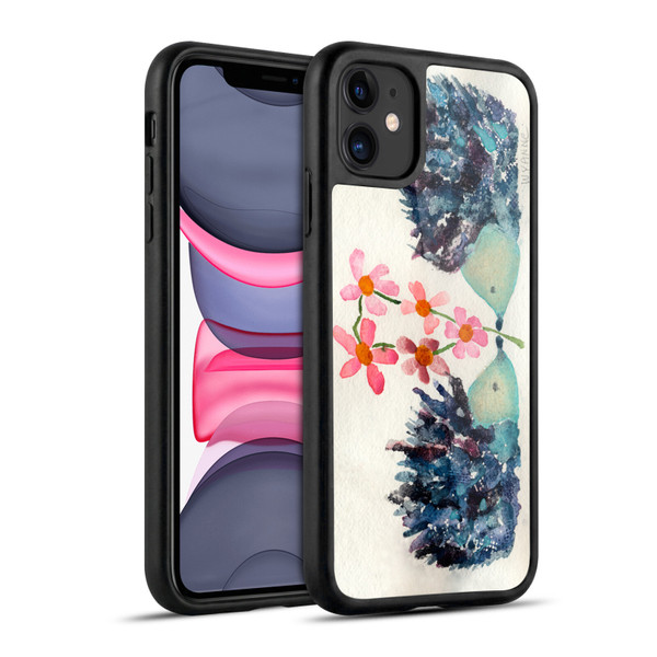 Wyanne Animals 2 Hedgehogs In Love Gel Armour Case For Apple iPhone 11
