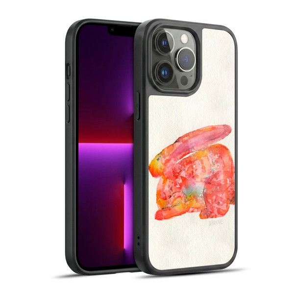 Wyanne Animals 2 Red Rabbit Gel Armour Case For Apple iPhone 13 Pro Max