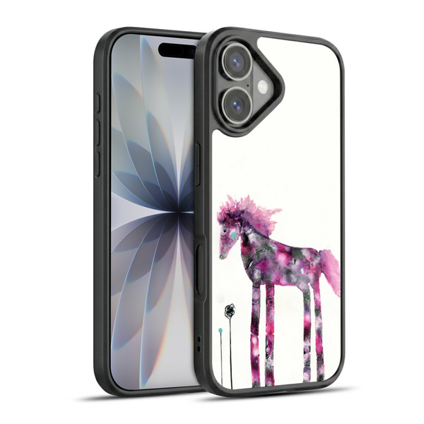 Wyanne Animals 2 Pink Painted Pony Gel Armour Case For Apple iPhone 17