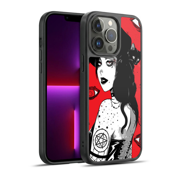 Zombie Makeout Club Graphics Black Makeup Gel Armour Case For Apple iPhone 13 Pro Max