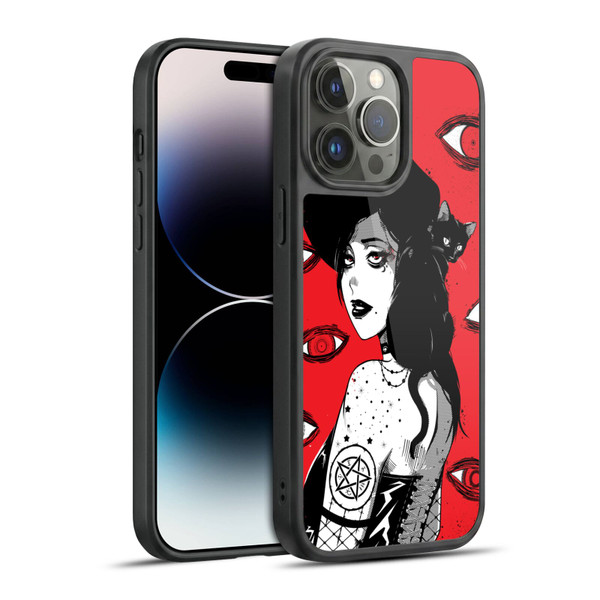 Zombie Makeout Club Graphics Black Makeup Gel Armour Case For Apple iPhone 14 Pro Max