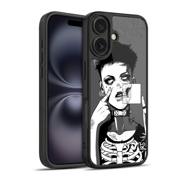 Zombie Makeout Club Graphics Dark Makeup Gel Armour Case For Apple iPhone 16
