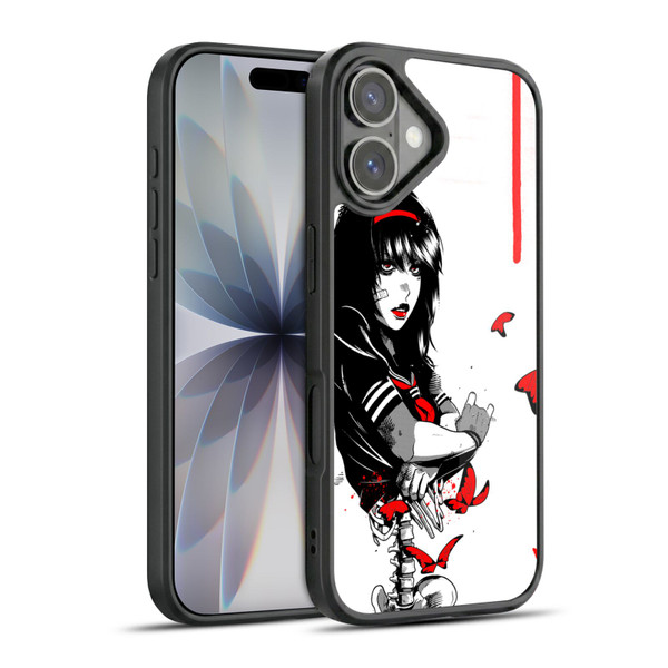 Zombie Makeout Club Graphics Butterflies Gel Armour Case For Apple iPhone 17