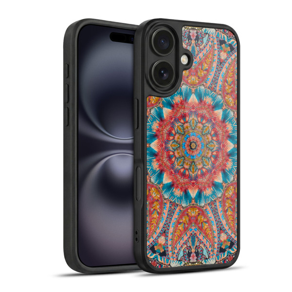 Aimee Stewart Mandala Colourful Embroidery Gel Armour Case For Apple iPhone 16