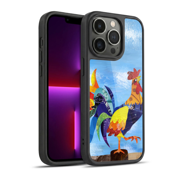 Artpoptart Animals Colorful Rooster Gel Armour Case For Apple iPhone 13 Pro