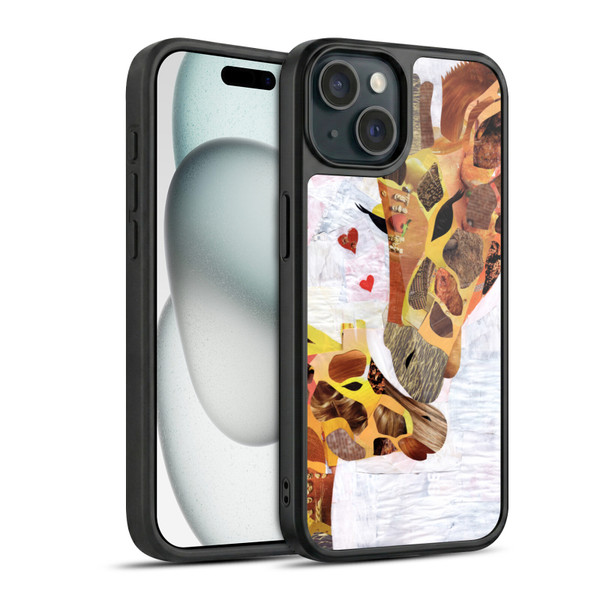 Artpoptart Animals Sweet Giraffes Gel Armour Case For Apple iPhone 15