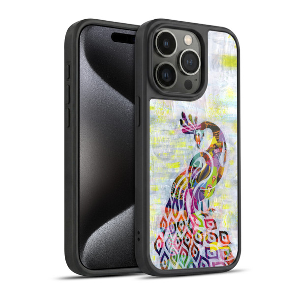Artpoptart Animals Peacock Gel Armour Case For Apple iPhone 15 Pro