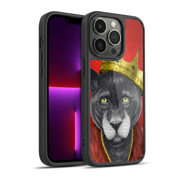 Barruf Animals The King Panther Gel Armour Case For Apple iPhone 13 Pro
