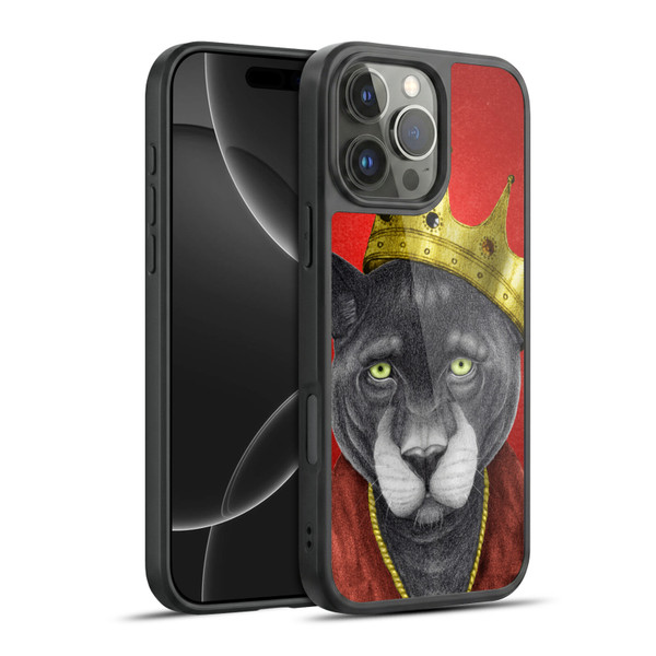 Barruf Animals The King Panther Gel Armour Case For Apple iPhone 16 Pro Max